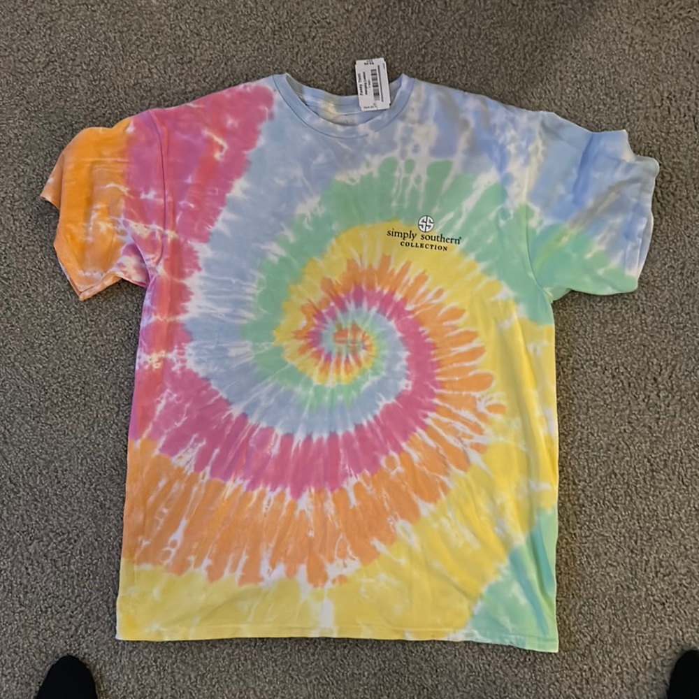 Simply Southern tie dye shirt